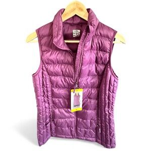 32 Degrees Plum Quilted Vest